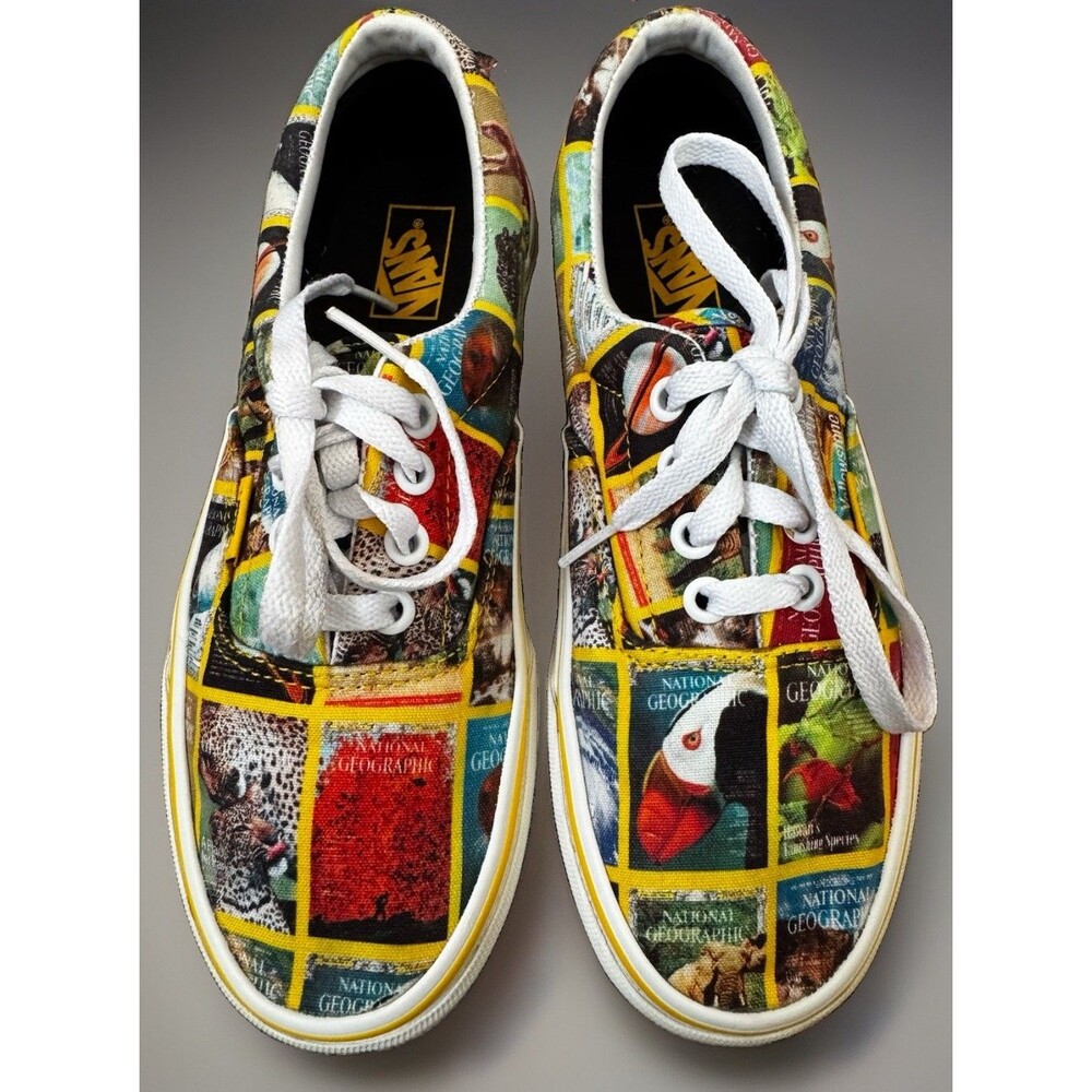 EUC Vans x National Geographic Era Classic Covers Sneakers M4.5 W6 VN0A4U39WJZ